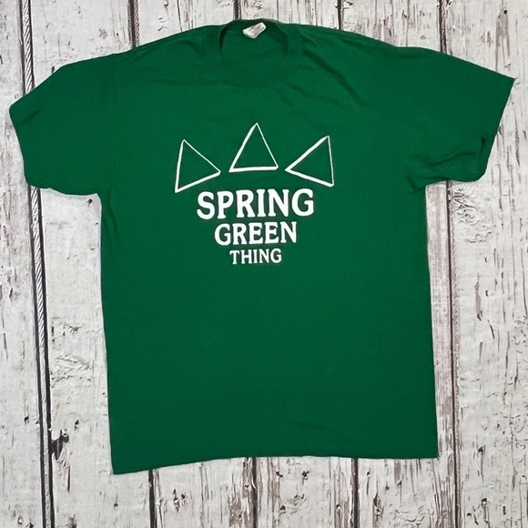 Vintage 1980s Delta Delta Delta Spring Greek 80s Crewneck Graphic Tshirt - Picture 1 of 4